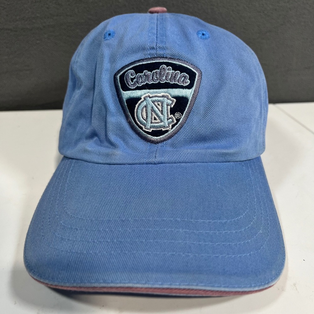 Vintage Pro Player UNC Tar Heels Hat North Carolina Blue Strapback Cap NCAA